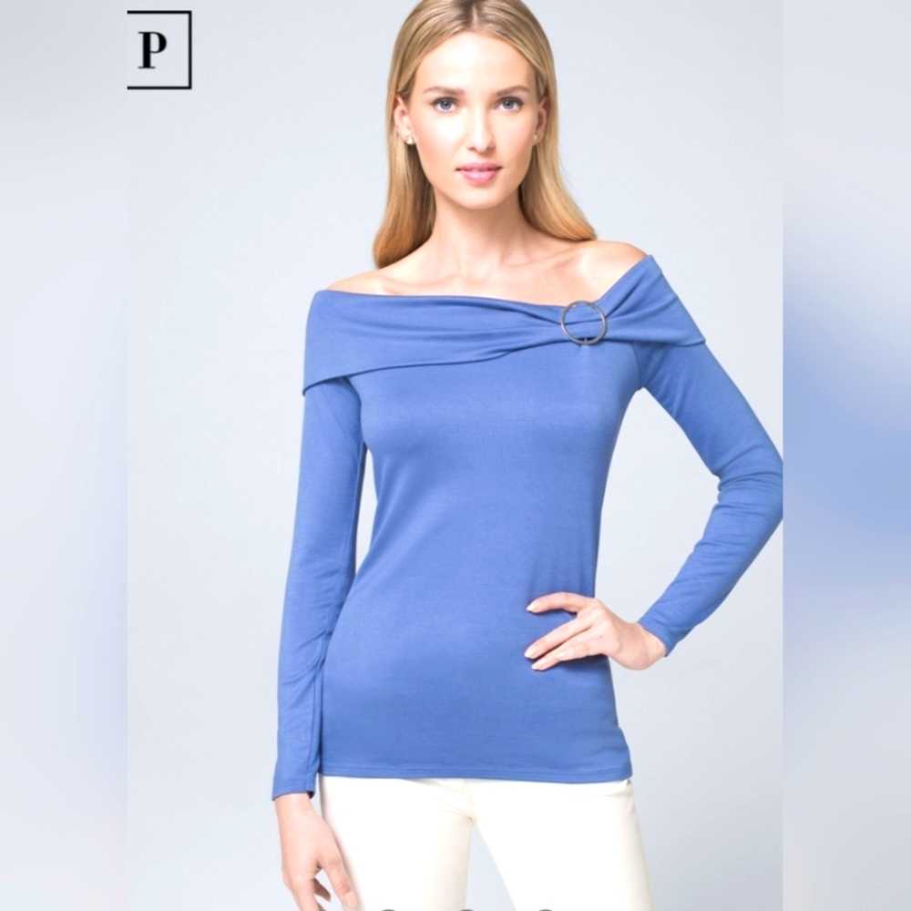 New with tags Petite XS Ring Detail Off The Shoulder Top